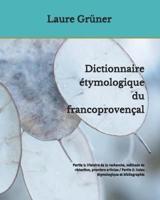 Dictionnaire Étymologique Du Francoprovençal