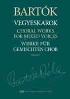 Choral Works for Mixed Voices Urtext Edition Paperback - Choral Score