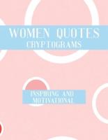 Women Quotes Cryptograms