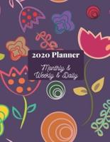 2020 Planner Monthly & Weekly & Daily