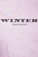 WINTER Lined Journal