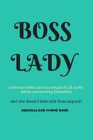 Boss Lady Address and Phone Book