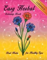 Easy Herbal Coloring Book