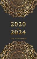 2020-2024 Monthly Planner Five Year Planner