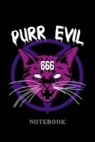 Purr Evil - Notebook