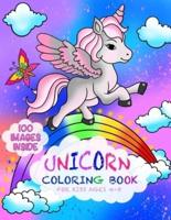 Unicorn Coloring Book for Kids Ages 4-8