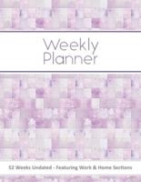 Weekly Planner Undated