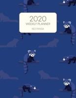 2020 Weekly Planner Red Panda