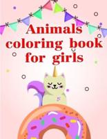 Animals Coloring Book for Girls