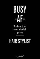 Kalender Für Hair Stylisten / Hair Stylist