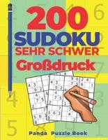 200 Sudoku Sehr Schwer Großdruck