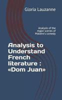 Analysis to Understand French literature : Dom Juan: Analysis of the major scenes of Molière's comedy