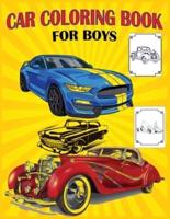 Car Coloring Book For Boys