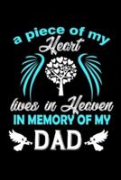 A Piece Of My Heart Lives In Heaven In Memory Of My Dad