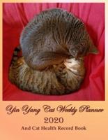 Yin Yang Cat Weekly Planner 2020 And Cat Health Record Book