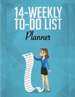 14 Weekly TO-DO List Planner