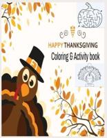 Happy Thanksgiving Coloring & Activity Book