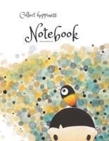 Collect Happiness Notebook for Handwriting ( Volume 9)(8.5*11) (100 Pages)