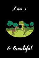 Dino Notes Dinosaur Journal I Am 7 and Beautiful