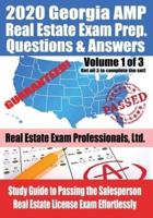 2020 Georgia AMP Real Estate Exam Prep Questions and Answers