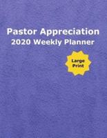 Pastor Appreciation 2020 Weekly Planner