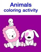 Animals Coloring Activity
