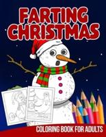 Farting Christmas Coloring Book For Adults