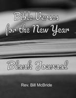 Bible Verses for the New Year Blank Journal