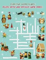 Christmas Word Search Puzzle Book And Answer (Large Print)