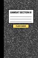GAMSAT Section 3 Flashcards