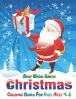 Best Magic Santa Christmas Coloring Books for Kids Ages 4-6