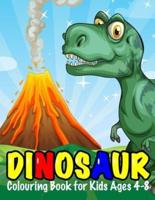 Dinosaur Colouring Book for Kids Ages 4-8