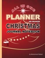 All in One Planner and Organizer - Christmas Journal Notebook