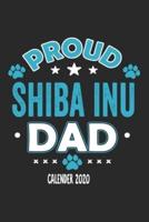 Proud Shiba Inu Dad Calendar 2020