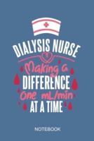 Dialysis Nurse - Making A Difference One Ml/min At A Time