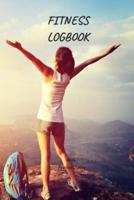 Fitness Logbook With Positive Quotes