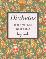 Diabetes Blood Pressure and Blood Sugar Log Book