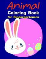 Animal Coloring Book for Kindergarteners