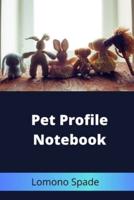 Pet Profile Notebook