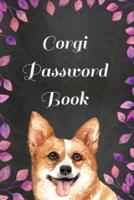 Corgi Password Book With Tabs