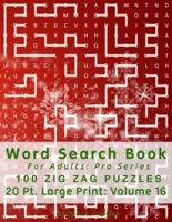 Word Search Book For Adults