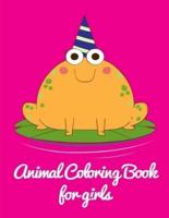 Animal Coloring Book for Girls