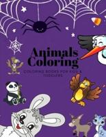 Animals Coloring Coloring Books for Kids & Toddlers