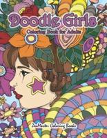 Doodle Girls Coloring Book of Adults