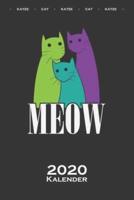 Meow Katzen Kalender 2020