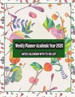 Weekly Planner Academic Year 2020