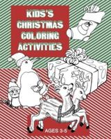 Kids Christmas Coloring Activities Ages 3-5