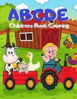 ABCDE Childrens Book Coloring