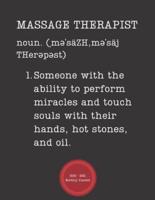Massage Therapist 2020 - 2021 Monthly Planner