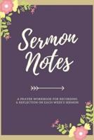 Sermon Notes Journal